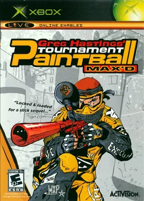 Greg Hastings Tournament Paintball Maxd (USA) box cover front